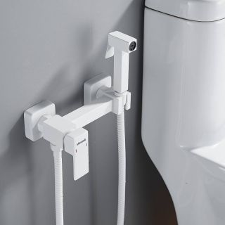 Гигиенический душ со смесителем Shevanik S137C белый